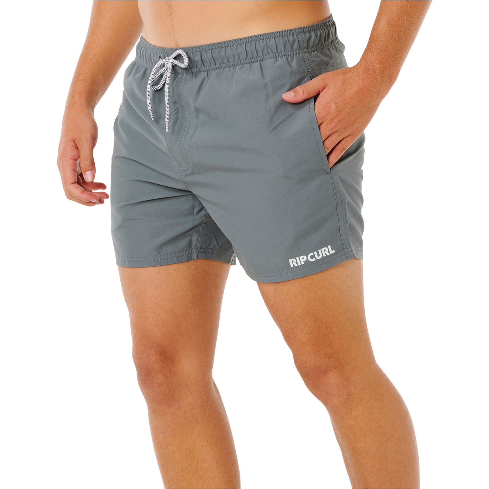 2026 Rip Curl Mens Streamline Offset Volley Boardshorts 0EQMBO - Moss